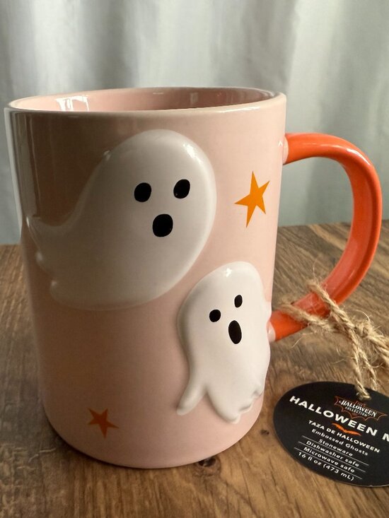 Aldi Other - Aldi Halloween Pink Ghost Mug 2025 NWT